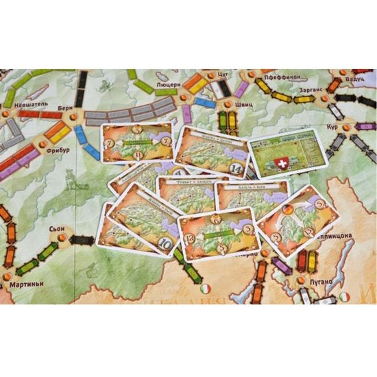 Настольная игра Ticket to Ride: Индия и Швейцария