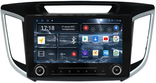 Магнитола для Hyundai Creta 2016-2021 - Redpower K 025 Android 10, Быстрая, Hi-Fi звук, CarPlay, SIM-слот
