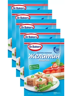 Желатин пищевой Dr.Bakers 30 г * 5 шт