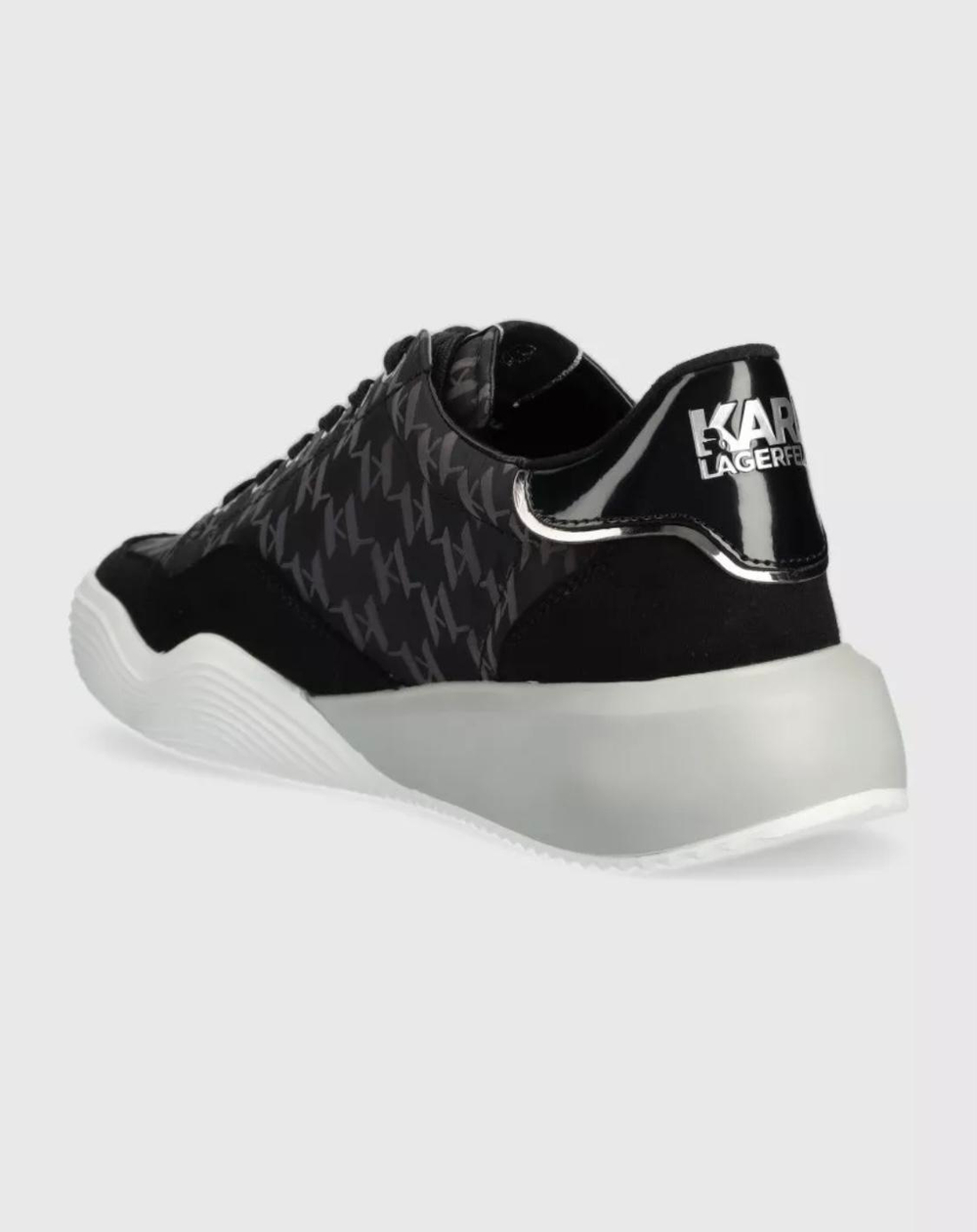 Кроссовки LAGERFELD 855012 черные галограмма