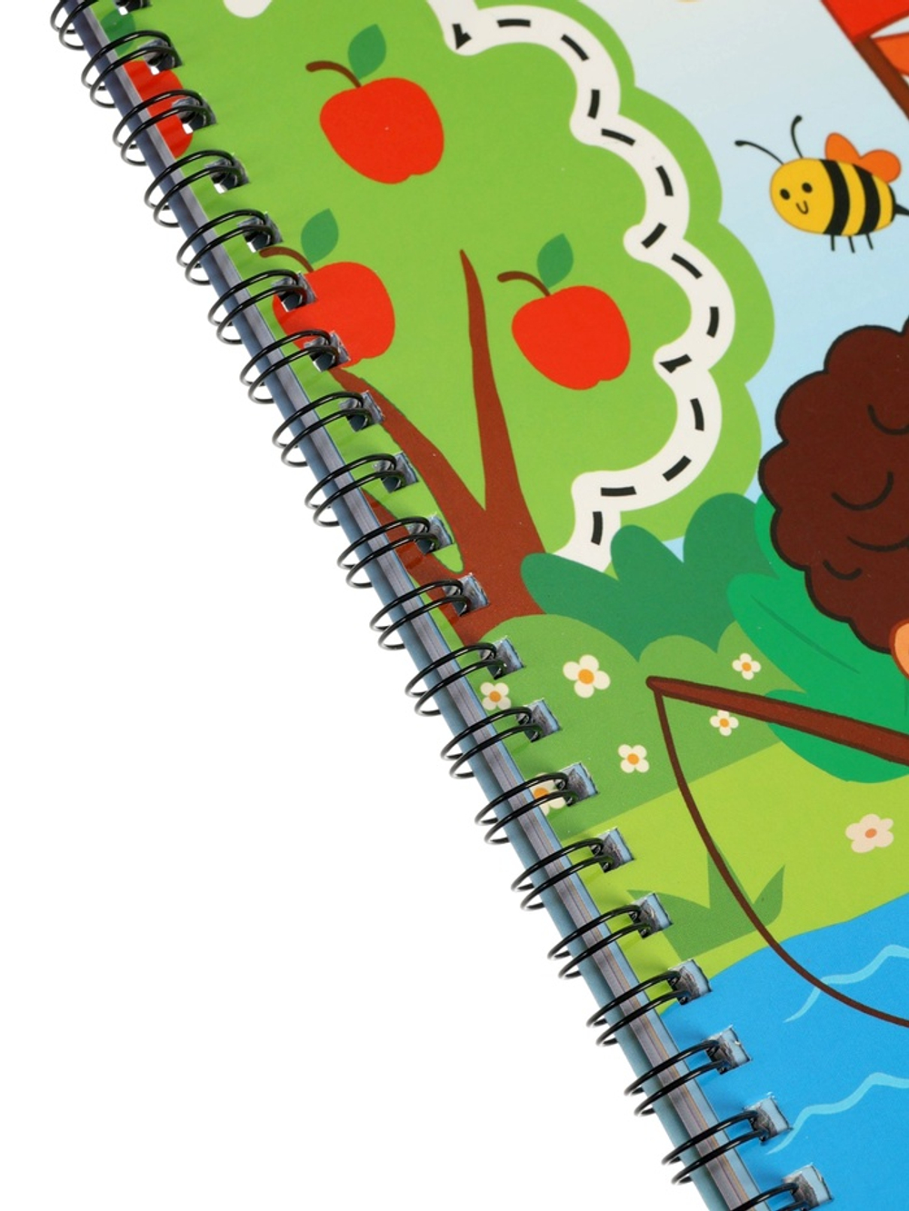 Книга с маркером «Многоразовая развивающая тетрадь для детей 5-6 лет», 44 стр.