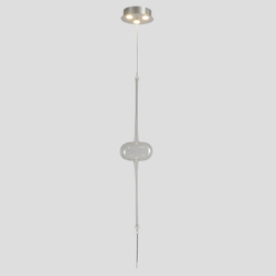 Светильник подвесной Crystal Lux GLASS SP3W LED CHROME