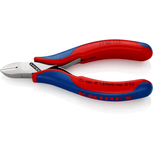 Кусачки боковые для электроники 115 мм Knipex 77 02 115 SB