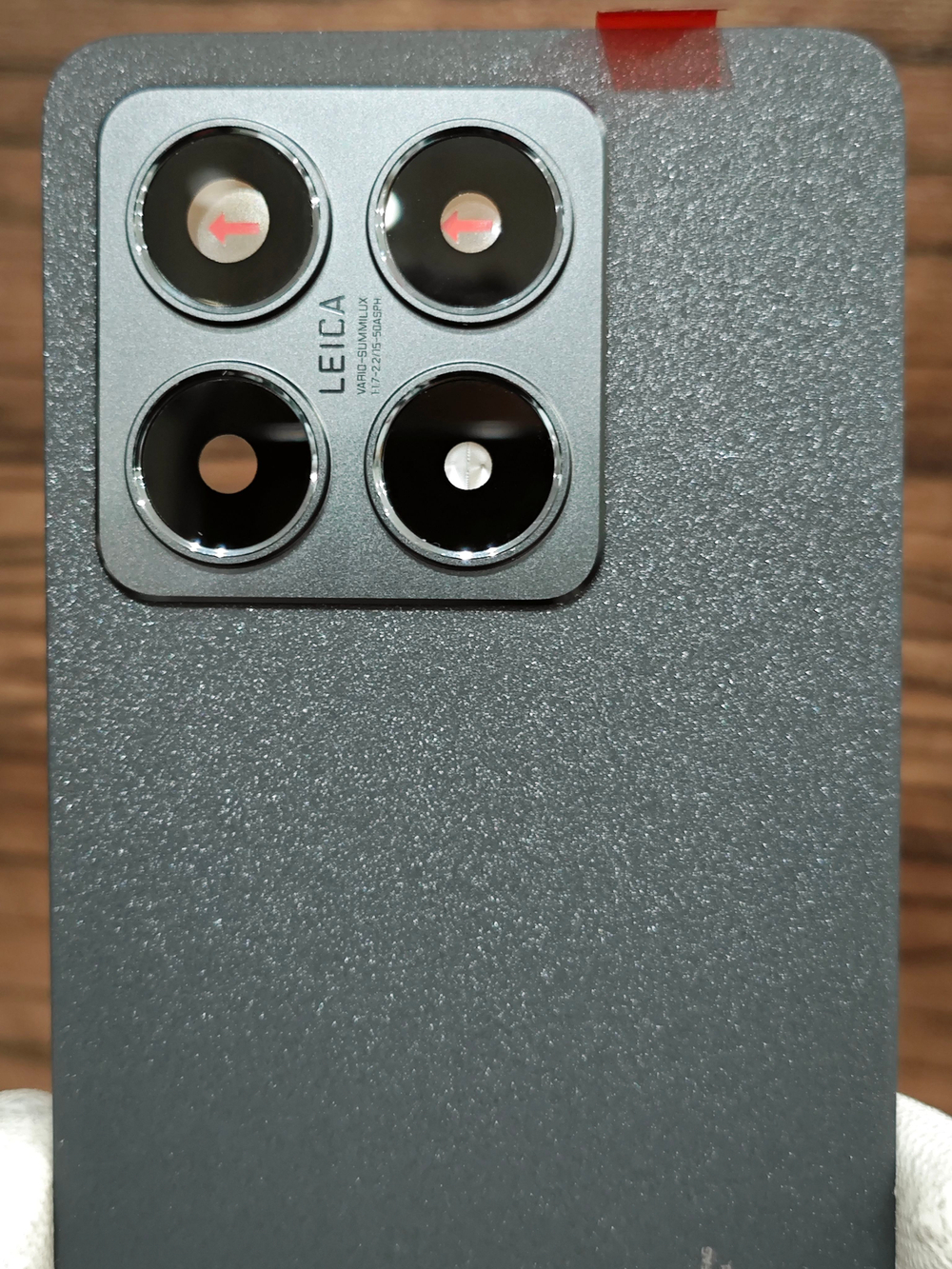 Задняя крышка ORIGINAL для Xiaomi 14T 2406APNFAG - задняя кожаная панель цвет: Зелёный / Green