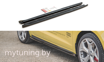 Сплиттеры накладок на пороги для AUDI A1 GB S-Line (18-...)