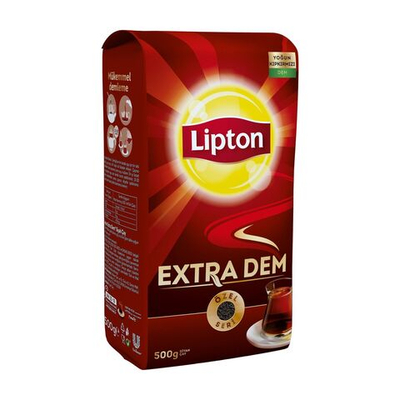 Чай черный Lipton Extra Dem листовой 500 г