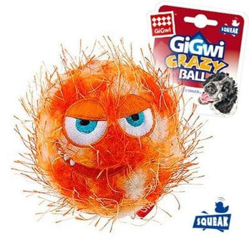 GiGwi 75342 Игрушка Мяч с пищалкой 7см GiGwi 75342 Игрушка Мяч с пищалкой 7см