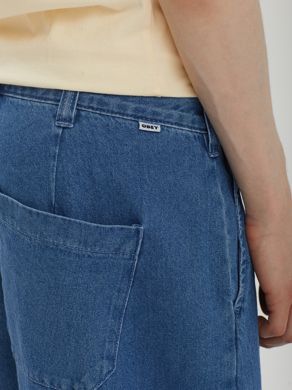 Мужские Джинсы Oliver Denim Pleated