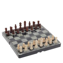 GAEM Игра настольная 3 в 1 (шахматы, шашки, нарды), L30 W15 H5 см