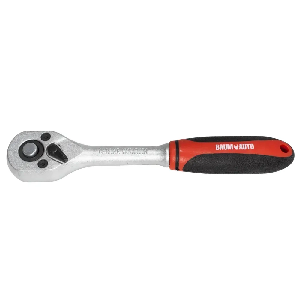 Трещотка реверсивная 1/4''(L-150мм, 72 зуб) Baum Auto##BaumAuto BM-80722