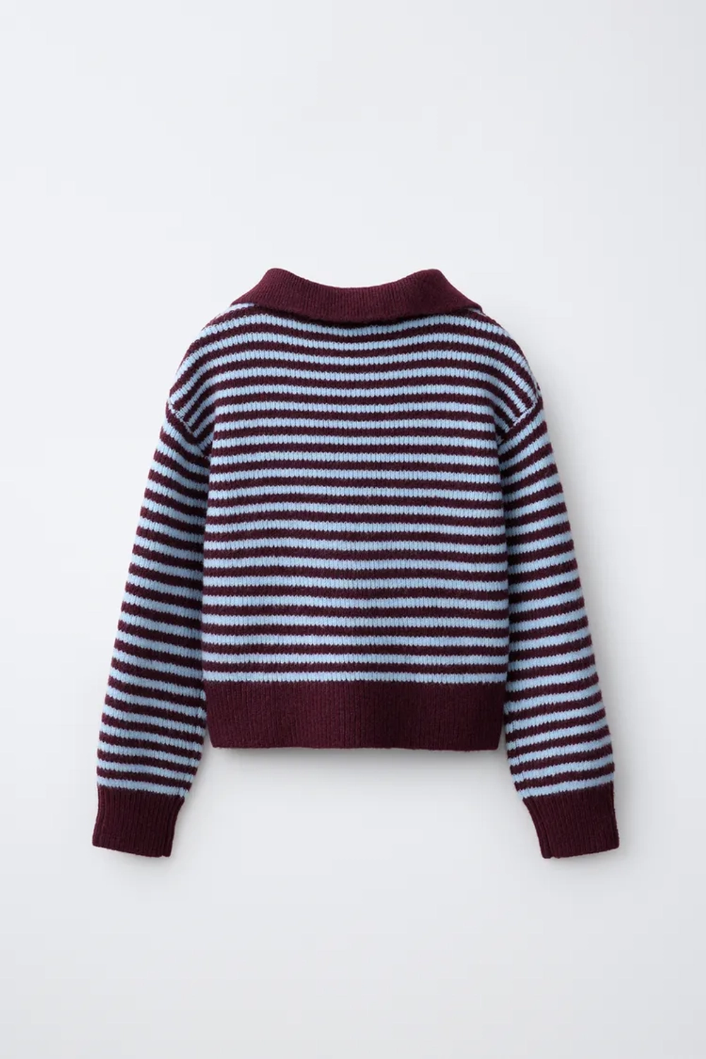 ZARA ТРИКОТАЖНЫЙ СВИТЕР В ПОЛОСКУ, ПОЛОСКИ