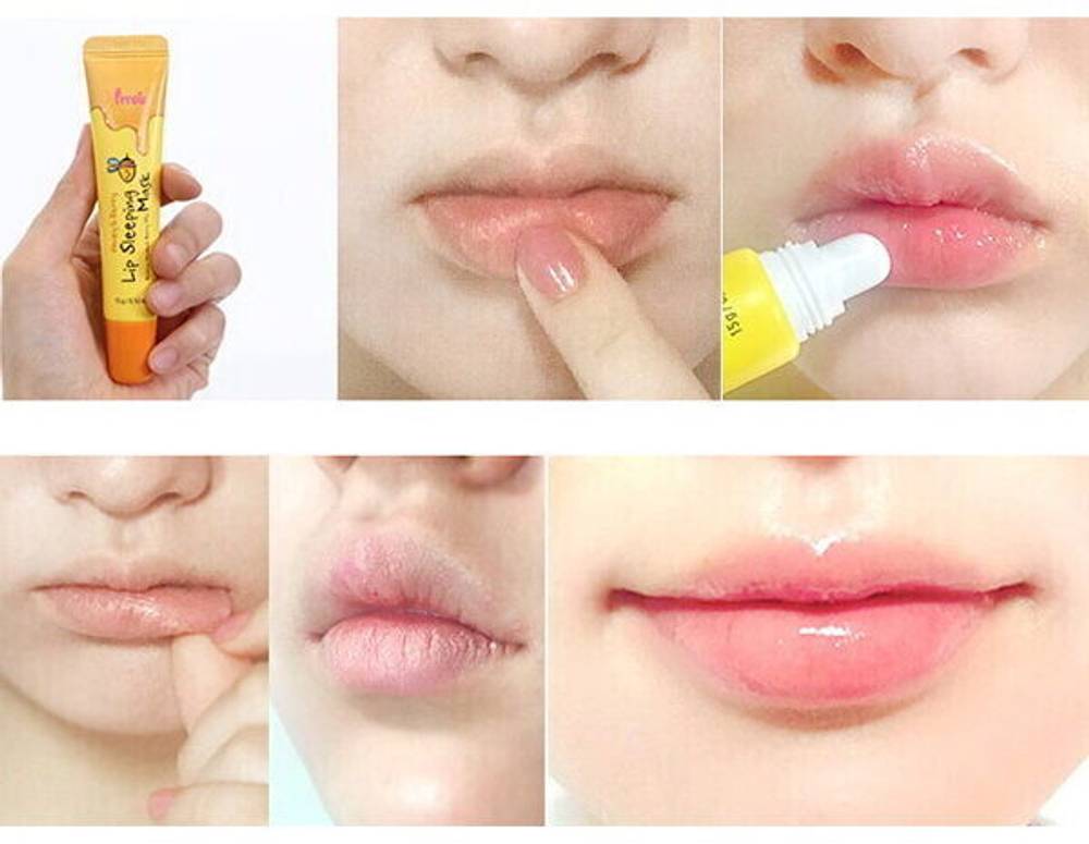 Медовая маска для губ Prreti Honey&Berry Lip Sleeping Mask, 15г