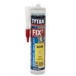 Клей-герметик полимерный Fix2 Clear Tytan Professional прозрачный 290 мл