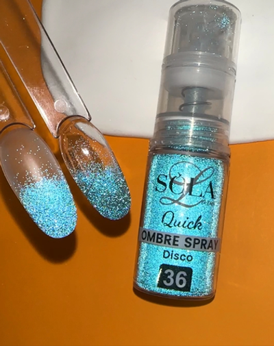 Sola Quick Ombre Dry Spray 36 Disco - Сухой Спрей-омбре для градиента, 10мл