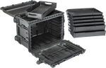Защитный кейс Peli™ Protector 0450, 4 мелких, 2 глубоких ящика, черный