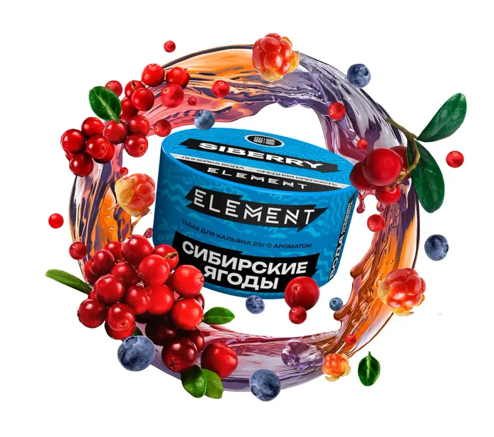 ЭЛЕМЕНТ Вода Siberry (Сибирские ягоды) 200г
