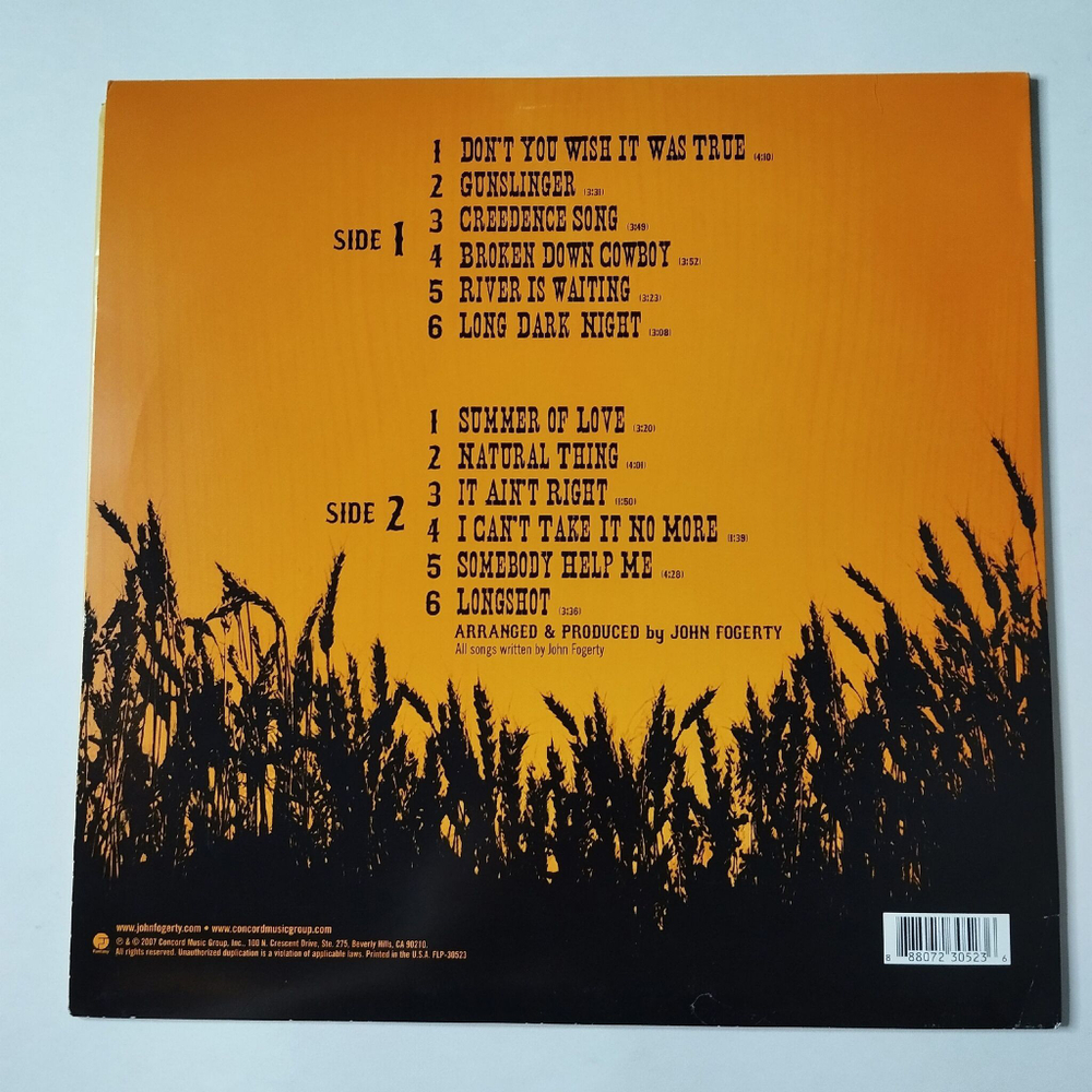 Винтажная виниловая пластинка LP John Fogerty Revival (USA 2007)