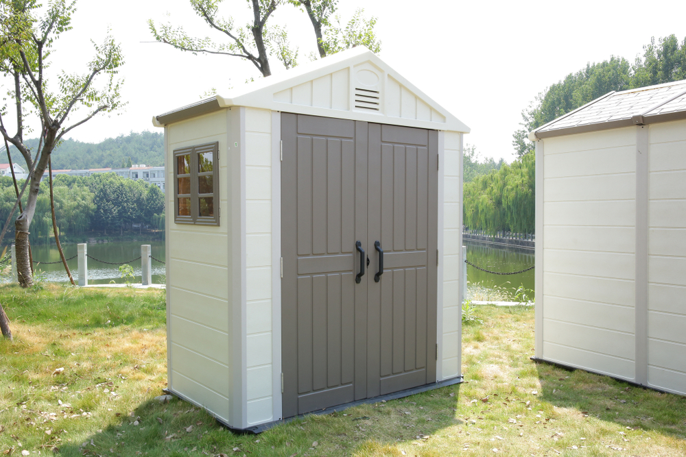 Садовый пластиковый сарай HouzBlock Comfort-1 (2.2x1.2 м)