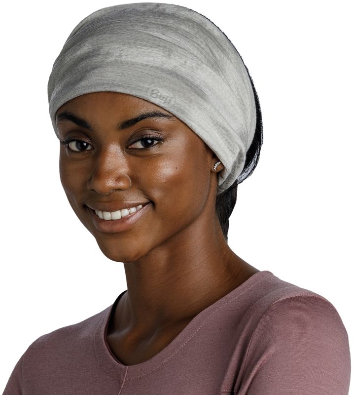 Шерстяной шарф-труба Buff Merino Lightweight Prints Matewa Cloud Фото 3