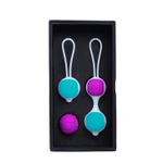 Разноцветные вагинальные шарики Orgasmic balls silicone (Цвет: разноцветный)