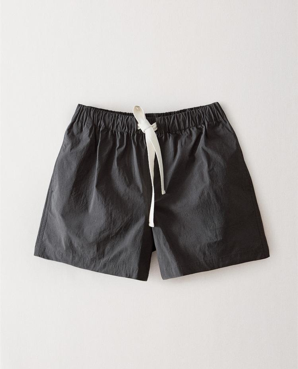 ZARA HOME ОДНОТОННЫЕ ПЛАВКИ-БЕРМУДЫ, СЕРЫЙ