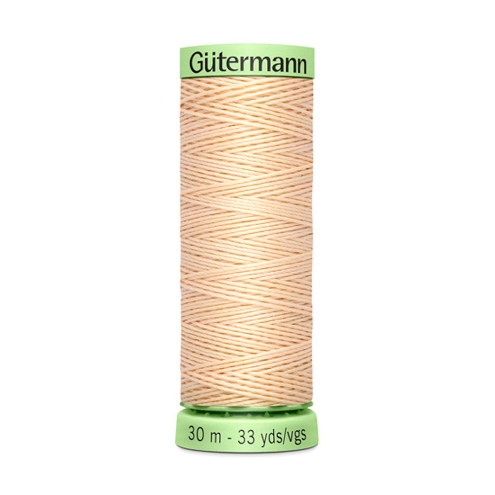 Нитки отделочные Gutermann Top Stitch 30 (30 метров), 5 кат. | 005 кремовый