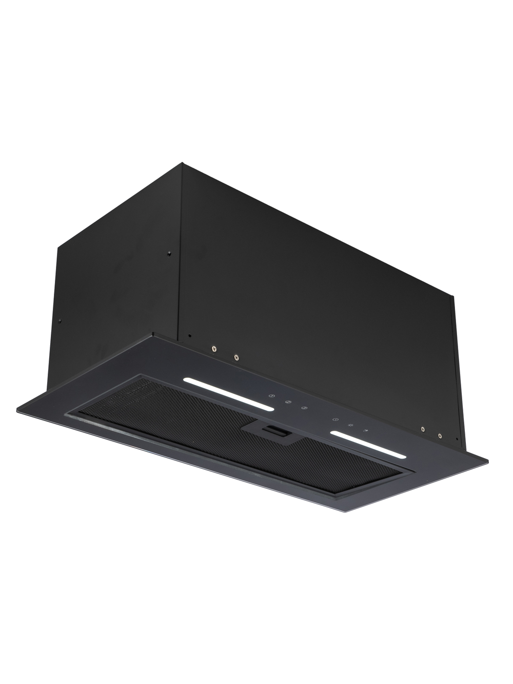 Встраиваемая кухонная вытяжка 60 см Macbi B-BoxG60G с мощностью 1200 м /ч, управление сенсорное и жестом, цвет: черный,