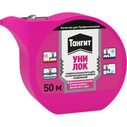 Нить для герметизации Тангит 3002910 Уни-Лок 50 м. в шоу-боксе | Тангит
