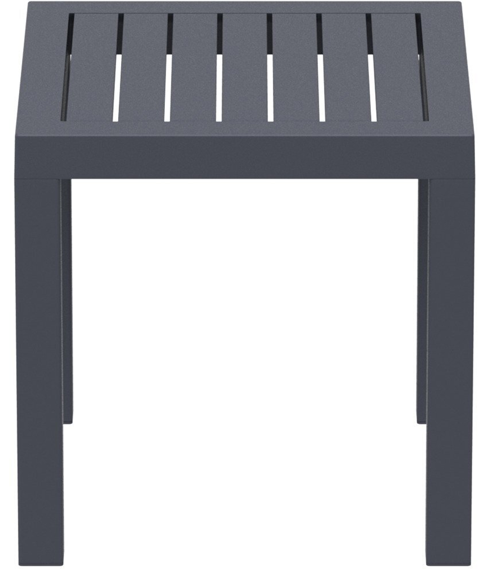 Столик пластиковый журнальный Siesta Contract Ocean Side Table, темно-серый