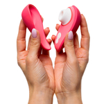 Розовый бесконтактный клиторальный стимулятор 10см Womanizer Liberty 2 Pink WZ112SG4