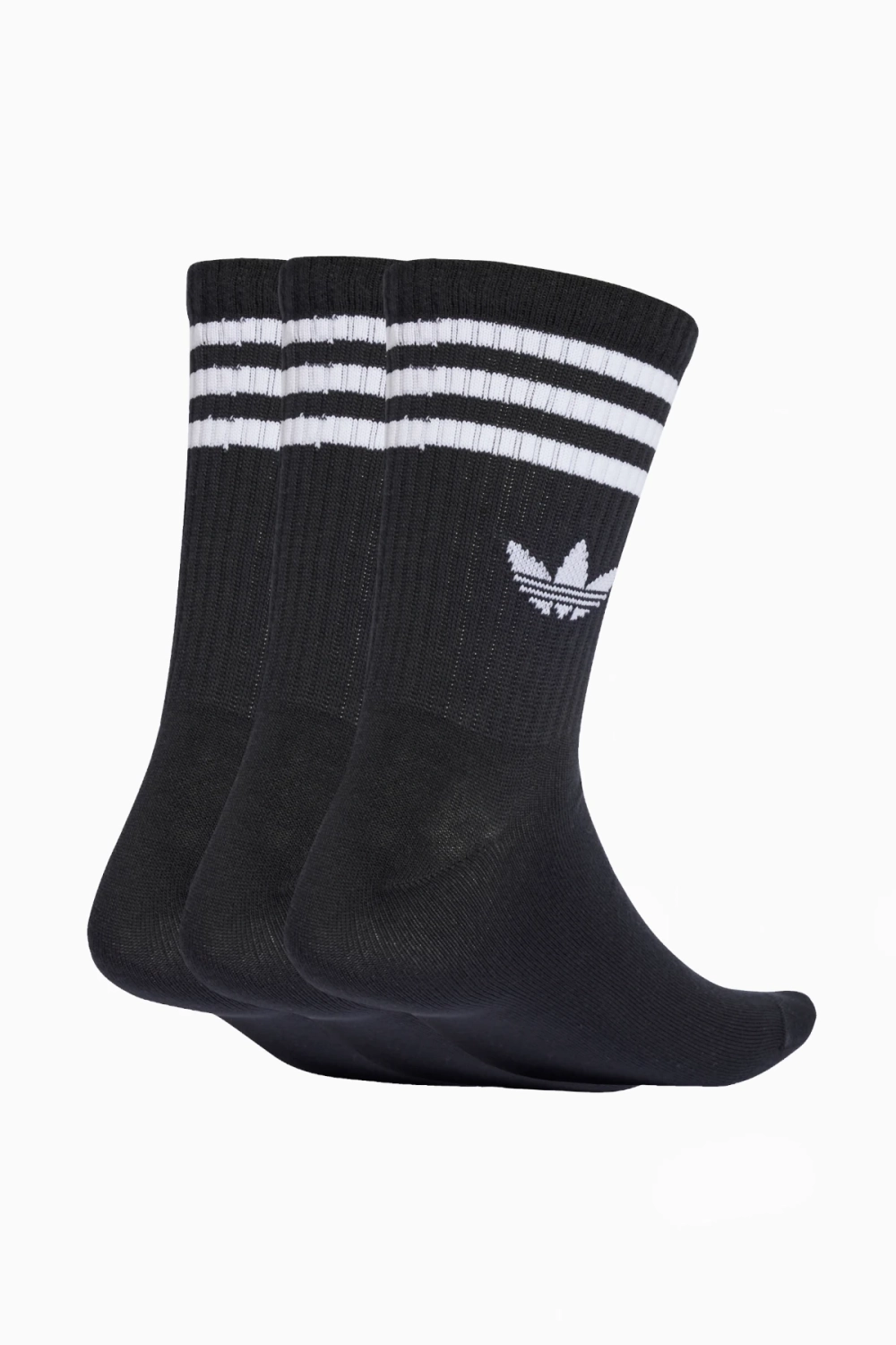 Носки adidas 3-Stripes Crew 3 Pairs - черный