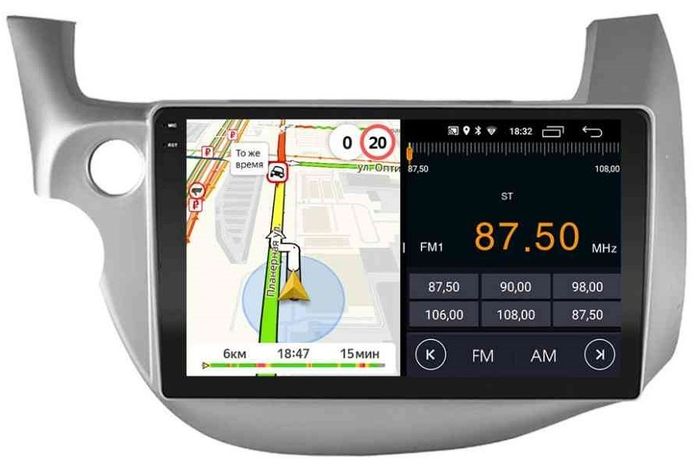 Магнитола для Honda FIT 2 2007-2014 - Parafar PF403RN2K на Android 13, Быстрая, QLED+2K, CarPlay, 4G SIM-слот