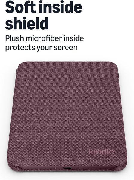 Оригинальный чехол для Amazon Kindle Paperwhite/Colorsoft 2026 Knit Fabric Cover, Фиолетовый | Fig