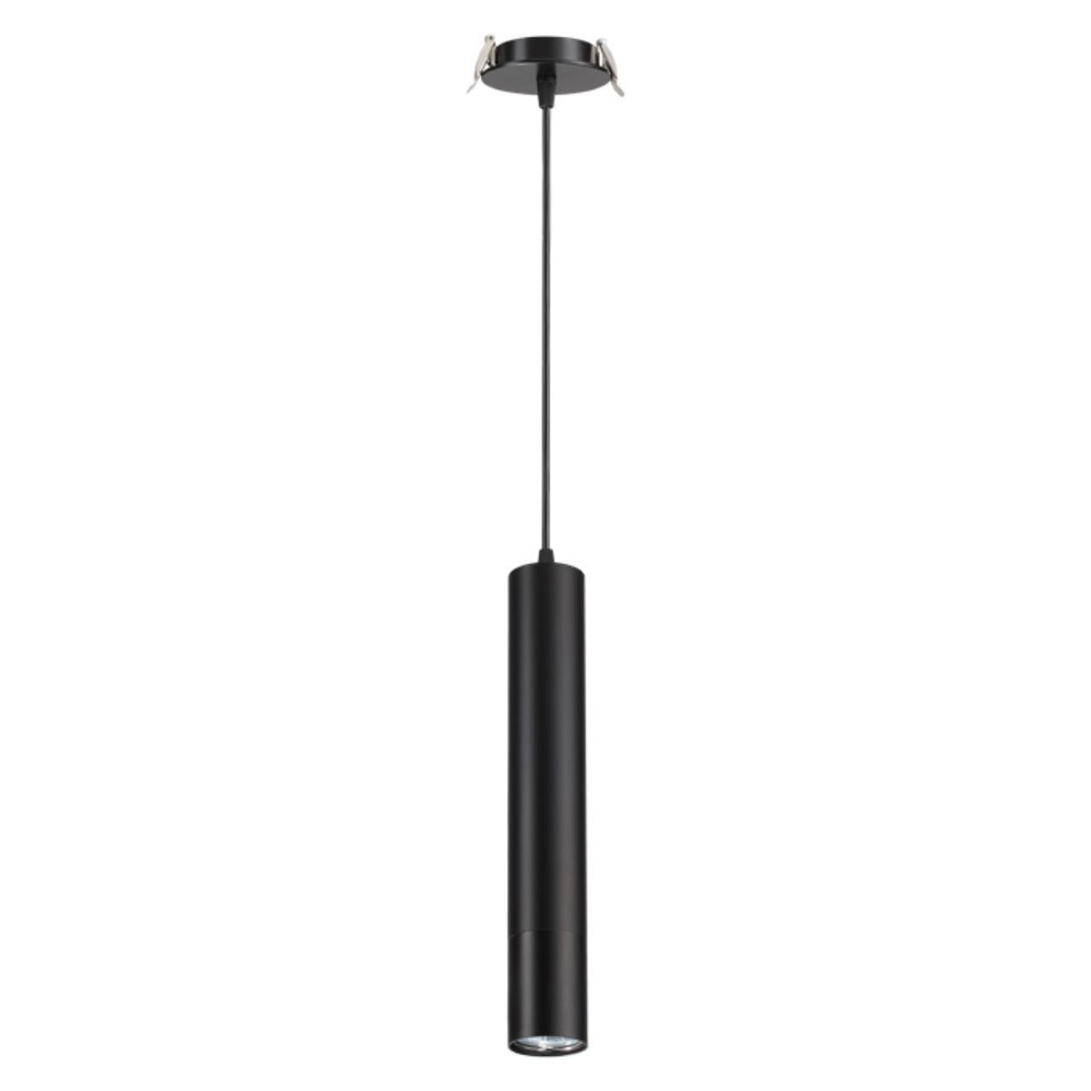 370403 SPOT NT18 121 черный Подвесной встраиваемый светильник IP20 GU10 50W 220V PIPE