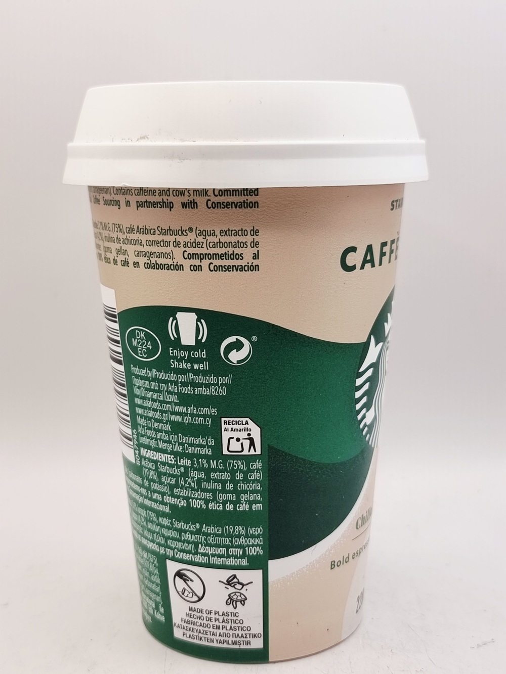 Starbucks Кофейно-молочный напиток Caffe Latte 220 мл ( Дания)