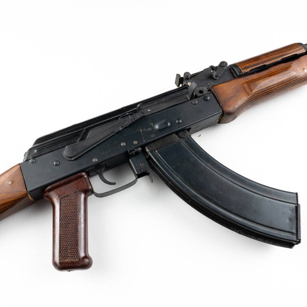 Макет Автомата Калашникова ММГ (АКМ 7,62х39 мм. шпон, стационарный приклад)