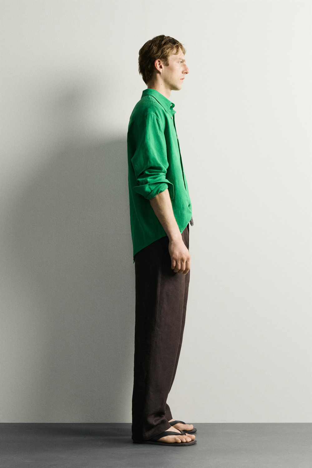 РУБАШКА RELAXED FIT ИЗ 100% ЛЬНА — ZARA · 2634/374