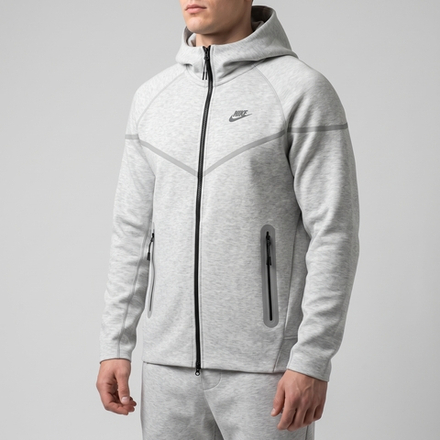 Худи Zip Nike #8 • Серый