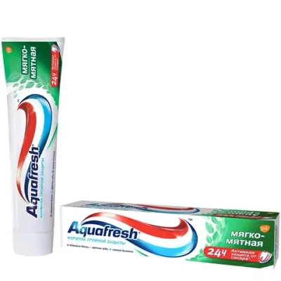 Aquafresh 50мл Зубная паста Мягко-мятная