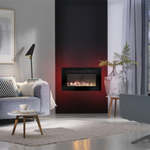 Электрический очаг Real Flame Alpha Pebble (с камнями, обогрев, пульт ду)
