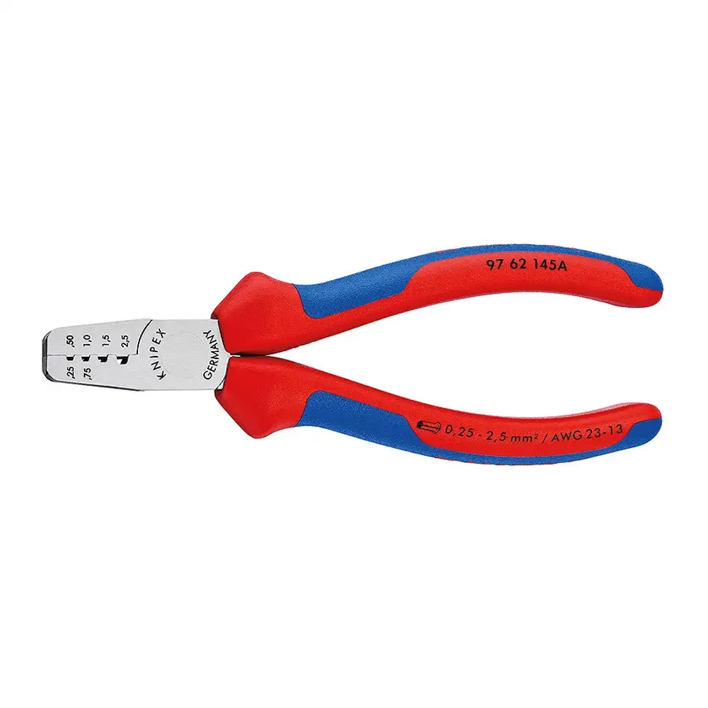Инструмент для обжима контактных гильз 145 мм Knipex 97 62 145 A