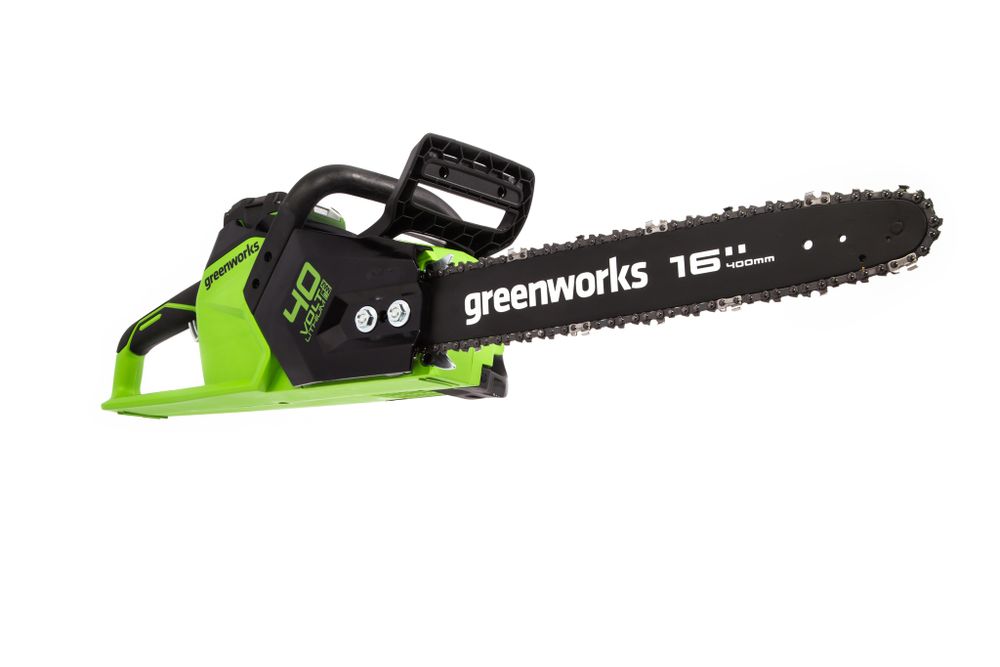 Аккумуляторная цепная пила Greenworks GD40CS18K4,2005807UA, 40v, 40 см, АКБ 2 А·ч и ЗУ