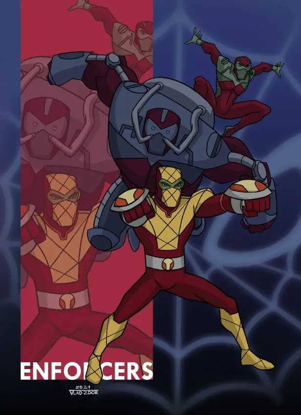 Открытка "Spectacular Spider-Man: Enforcers"