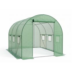 Теплица GREEN APPLE GA-House-3х2х2 м с колышками и чехлом из армированной пленки на молнии | GREEN APPLE
