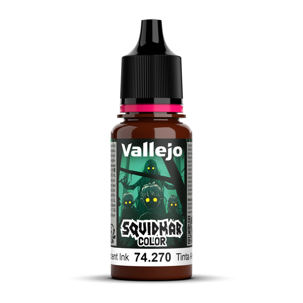 Vallejo Squidmar Color Ancient Ink — акриловые чернила, 18 мл (74.270)