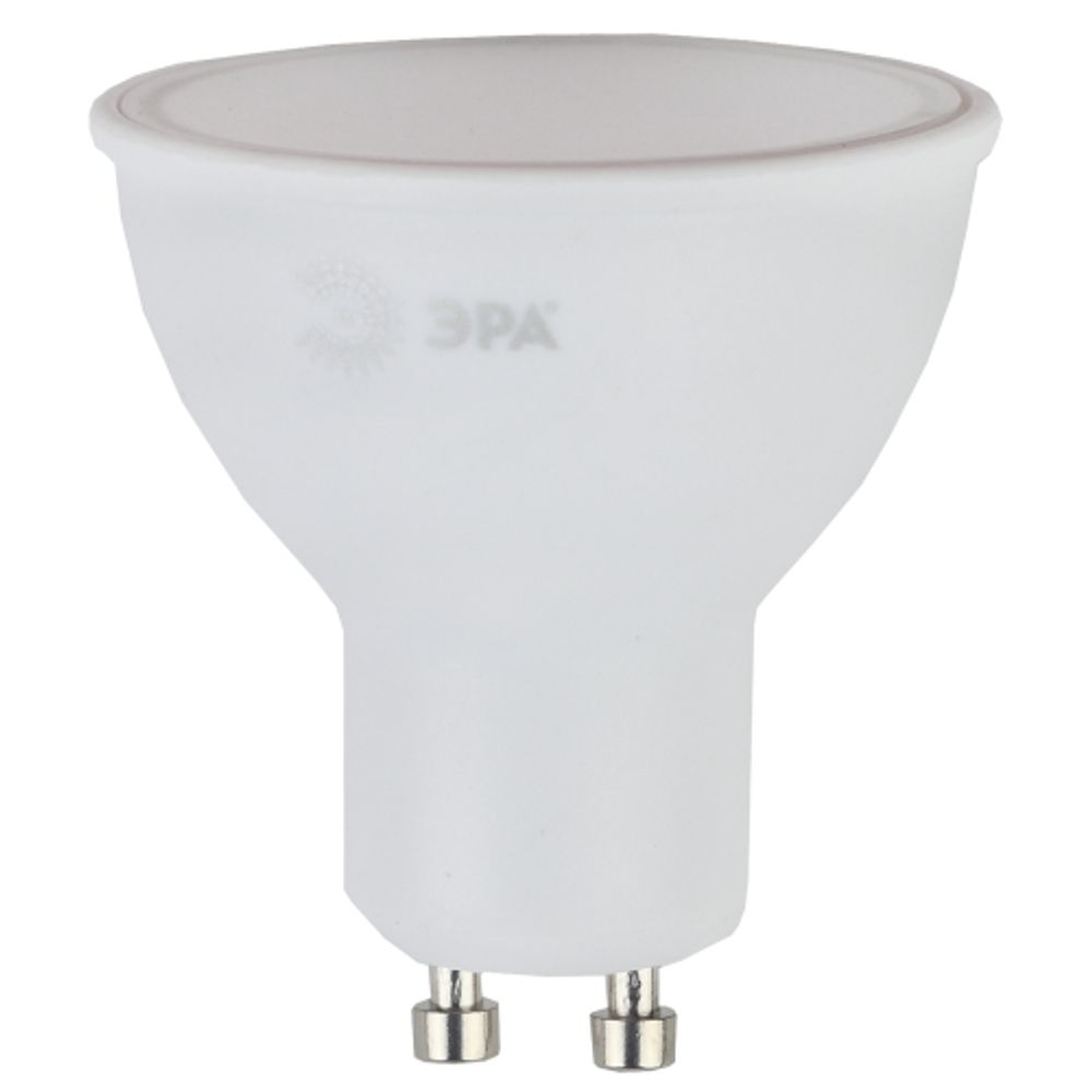 Лампа светодиодная ЭРА RED LINE ECO LED MR16-5W-827-GU10 5Вт софит теплый белый свет GU10 | Лампы cветодиодные Точечные (Софиты) (MR, PAR)