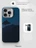 Чехол накладка iPhone 16 Pro 6.3" Gurdini Carbon Design (Magsafe &amp; Lense holder) Mountain Blue