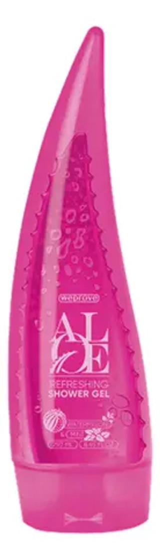 Гель для душа с экстрактами алоэ вера, арбуза и мяты WEPROVE Refreshing Shower Gel 250 мл