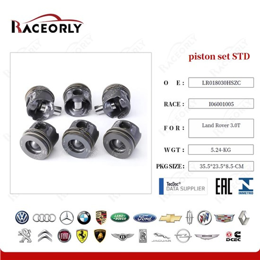 Поршни комплект STD Land Rover 306DT
