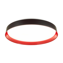 7710/EL COLOR SN 157 Светильник пластик/белый/красный LED 70Вт 3000-6000К D510 IP43 пульт ДУ TUNA RED